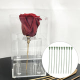 Maxbell 10Pcs Flower Stems Arrangement DIY Craft Branch for Wedding Party Decor green