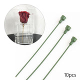 Maxbell 10Pcs Flower Stems Arrangement DIY Craft Branch for Wedding Party Decor green