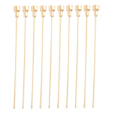 Maxbell 10Pcs Flower Stems Arrangement DIY Craft Branch for Wedding Party Decor Aureate