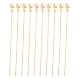 Maxbell 10Pcs Flower Stems Arrangement DIY Craft Branch for Wedding Party Decor Aureate