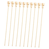 Maxbell 10Pcs Flower Stems Arrangement DIY Craft Branch for Wedding Party Decor Aureate