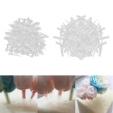 Maxbell 100Pcs Flowers Fixed Tube Wedding Arrangement Micro Landscape Supplies S