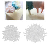 Maxbell 100Pcs Flowers Fixed Tube Wedding Arrangement Micro Landscape Supplies S