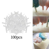 Maxbell 100Pcs Flowers Fixed Tube Wedding Arrangement Micro Landscape Supplies L