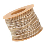 Maxbell 10M Jute Rope Decor Handmade Packing Cords Hemp Wrap Gift Artwork 5mm DIY