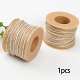 Maxbell 10M Jute Rope Decor Handmade Packing Cords Hemp Wrap Gift Artwork 5mm DIY