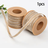 Maxbell 10M Jute Rope Decor Handmade Packing Cords Hemp Wrap Gift Artwork 5mm DIY