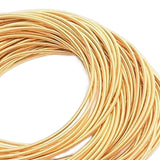 Maxbell Trendy Spring Bracelet Stainless Steel Durable Unisex for Street Gold