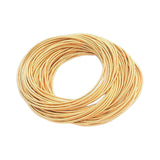 Maxbell Trendy Spring Bracelet Stainless Steel Durable Unisex for Street Gold