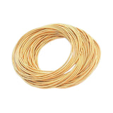 Maxbell Trendy Spring Bracelet Stainless Steel Durable Unisex for Street Gold