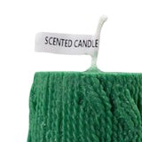 Maxbell Mini Yarn Candle Flameless Decorative Romantic for Holiday Valentines Dating green