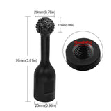 Maxbell 3 Pieces Sphere Rotary Burr Rotary Grinding Head for Polishing Grinding