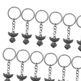 Maxbell 30x Angel Keychain Angel Pendant Key Holder for Christening Gift 30Pieces Keychains