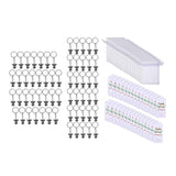 Maxbell 30x Angel Keychain Angel Pendant Key Holder for Christening Gift 30Pieces Keychains