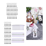 Maxbell 30x Angel Keychain Angel Pendant Key Holder for Christening Gift 30Pieces Keychains