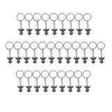 Maxbell 30x Angel Keychain Angel Pendant Key Holder for Christening Gift 30Pieces Keychains