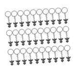 Maxbell 30x Angel Keychain Angel Pendant Key Holder for Christening Gift 30Pieces Keychains