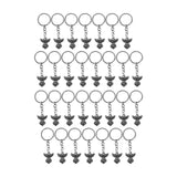 Maxbell 30x Angel Keychain Angel Pendant Key Holder for Christening Gift 30Pieces Keychains