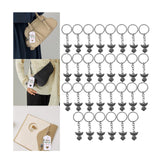 Maxbell 30x Angel Keychain Angel Pendant Key Holder for Christening Gift 30Pieces Keychains