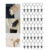 Maxbell 30x Angel Keychain Angel Pendant Key Holder for Christening Gift 30Pieces Keychains