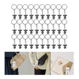 Maxbell 30x Angel Keychain Angel Pendant Key Holder for Christening Gift 30Pieces Keychains