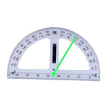 Maxbell Math Geometry Ruler Teaching Aids Schooling Tool for Home School Drawing Protractor