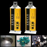 Maxbell Welding Glue Cold Weld Repair Metal Repair Agent for Cold Weld Casting 50ml Grey