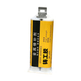 Maxbell Welding Glue Cold Weld Repair Metal Repair Agent for Cold Weld Casting 100ml Light Grey