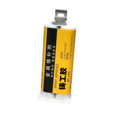 Maxbell Welding Glue Cold Weld Repair Metal Repair Agent for Cold Weld Casting 100ml Light Grey
