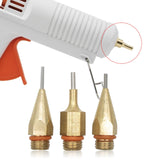 Maxbell 3x Hot Melt Glue Tool Nozzle Small Aperture Needle Melting Glue Tool Use