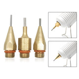 Maxbell 3x Hot Melt Glue Tool Nozzle Small Aperture Needle Melting Glue Tool Use