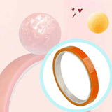 Maxbell Funny Sticky Ball Rolling Tape Crafts Decorative for Adult Kids Children Orange