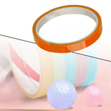 Maxbell Funny Sticky Ball Rolling Tape Crafts Decorative for Adult Kids Children Orange