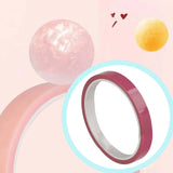 Maxbell Funny Sticky Ball Rolling Tape Crafts Decorative for Adult Kids Children Pink