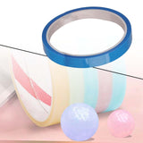 Maxbell Funny Sticky Ball Rolling Tape Crafts Decorative for Adult Kids Children Blue