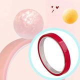 Maxbell Funny Sticky Ball Rolling Tape Crafts Decorative for Adult Kids Children Red