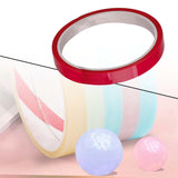Maxbell Funny Sticky Ball Rolling Tape Crafts Decorative for Adult Kids Children Red
