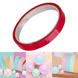 Maxbell Funny Sticky Ball Rolling Tape Crafts Decorative for Adult Kids Children Red