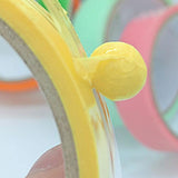 Maxbell Sticky Ball Rolling Tape Accessories Crafts Ornament for Relaxing Kids Yellow