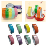 Maxbell Funny Sticky Ball Rolling Tape Relaxing Crafts 8 Meter Artist Decoration Blue