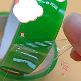 Maxbell Funny Sticky Ball Rolling Tape Relaxing Crafts 8 Meter Artist Decoration Light Green