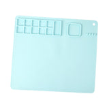 Maxbell Silicone Craft Mat Countertop Protector DIY Washable for Crafting Painting Blue