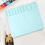 Maxbell Silicone Craft Mat Countertop Protector DIY Washable for Crafting Painting Blue
