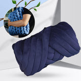 Maxbell Chunky Yarn Hand Knit Yarn Washable for Pet Bed Arm Knitted Blanket Craft Dark Blue