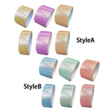 Maxbell 6 Pieces Sticky Ball Rolling Tape 4.8cm 6cm Width Colored Tapes Bulk Game StyleA