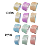 Maxbell 6 Pieces Sticky Ball Rolling Tape 4.8cm 6cm Width Colored Tapes Bulk Game StyleA
