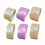 Maxbell 6 Pieces Sticky Ball Rolling Tape 4.8cm 6cm Width Colored Tapes Bulk Game StyleA