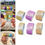 Maxbell 6 Pieces Sticky Ball Rolling Tape 4.8cm 6cm Width Colored Tapes Bulk Game StyleA