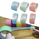 Maxbell 6 Pieces Sticky Ball Rolling Tape 4.8cm 6cm Width Colored Tapes Bulk Game StyleC