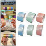 Maxbell 6 Pieces Sticky Ball Rolling Tape 4.8cm 6cm Width Colored Tapes Bulk Game StyleC